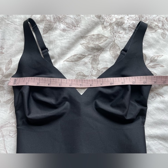 SKIMS Core Sculpt Mid Thigh Bodysuit Shorts XL Black Shapewear Smoothing Classic - Picture 8 of 10